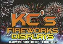 KC's Fireworks Displays Darwin logo