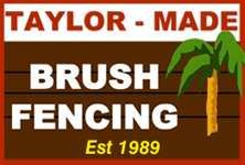 Taylor-Made Brush Fencing logo