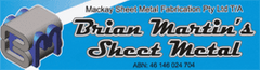 Brian Martin's Sheet Metal logo