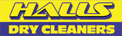 Halls Dry Cleaners logo