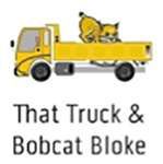 That Truck & Bobcat Bloke logo
