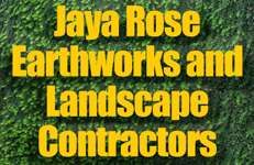 Jaya Rose Earthworks and Landscape Contractors logo