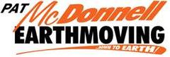 Pat McDonnell Earthmoving logo