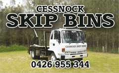 Cessnock Skip Bins logo