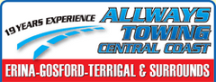 Allways Towing Central Coast logo