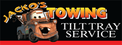 Jacko's Tilt Tray & Towing logo