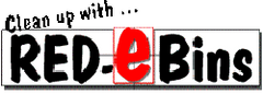 Red-e Bins logo