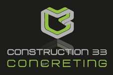 Construction 33 Concreting logo