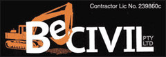 BeCivil Earthworks logo