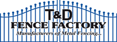 T & D Fence Factory logo