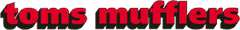 Toms Mufflers logo