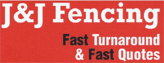 J & J Fencing logo