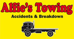 Alfie's Towing logo