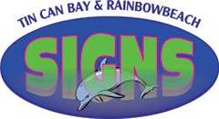 Tin Can Bay & Rainbow Beach Signs logo
