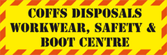 Coffs Disposals, Workwear, Safety & Boot Centre logo