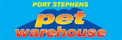 Port Stephens Pet Warehouse logo
