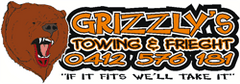 Grizzly's Towing & Freight logo