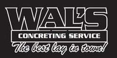 Wal's Concreting Service logo