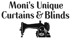 Moni's Unique Curtains & Blinds logo