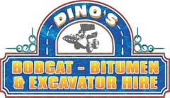Dino's Bobcat–Bitumen & Excavator Hire logo