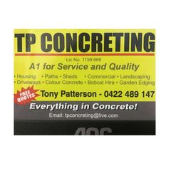 TP Concreting logo
