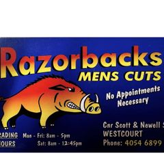 Razorbacks Mens Cuts logo