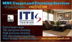 MNC Carpet and Cleaning Services logo