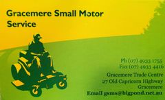 Gracemere Small Motor Service logo