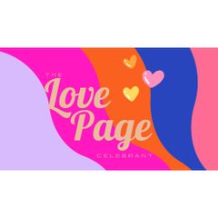 The Love Page Celebrant logo