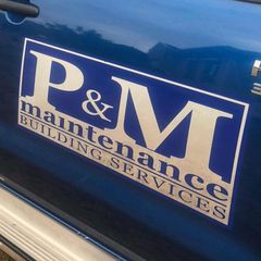 P & M Maintenance Building Services logo