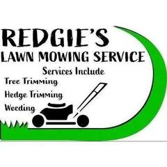 Redgie's Lawn Mowing Service logo