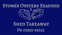 Stones Oysters & Shed Takeaway logo