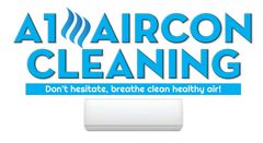 A1 AIRCON CLEANING logo