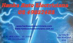Hanks Auto Electricians logo