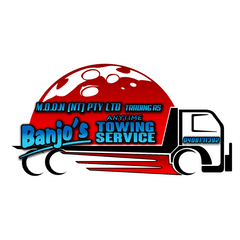 Banjo's Anytime Towing logo