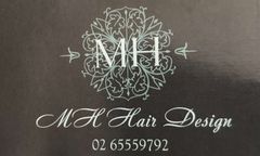 M H Hair Design logo