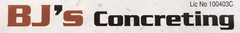 BJ's Concreting logo
