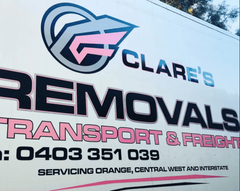 Clare's Removals logo