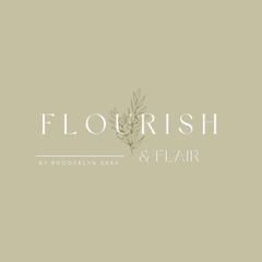Flourish & Flair by brookelyn shea logo