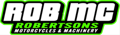 Robertson's Motorcycles & Machinery logo