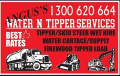 Angus's Water 'N' Tipper Services logo