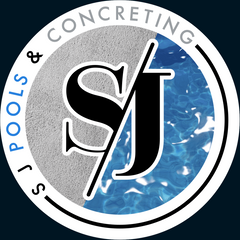 SJ Pools & Concrete logo