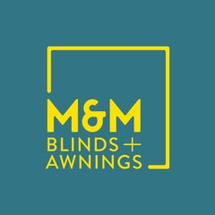 M & M Blinds & Awnings logo