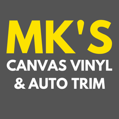 MK's Canvas Vinyl & Auto Trim logo