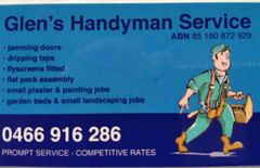 Glen's Handyman Service logo