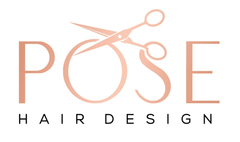 Pose Hair design logo