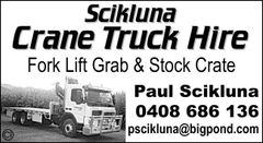 Scikluna Crane Truck Hire logo