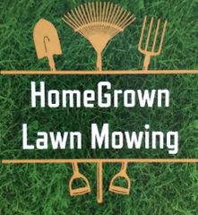 Home Grown Lawn Mowing logo