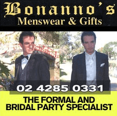 Bonanno's Menswear logo