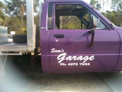 Sam's Garage logo